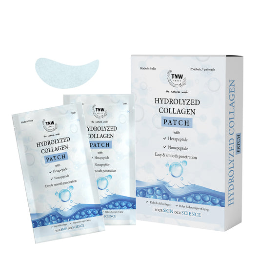 Hydrolyzed Collagen Patch for Firm & Fresh skin | 2 Sachet, 1 Pair Each