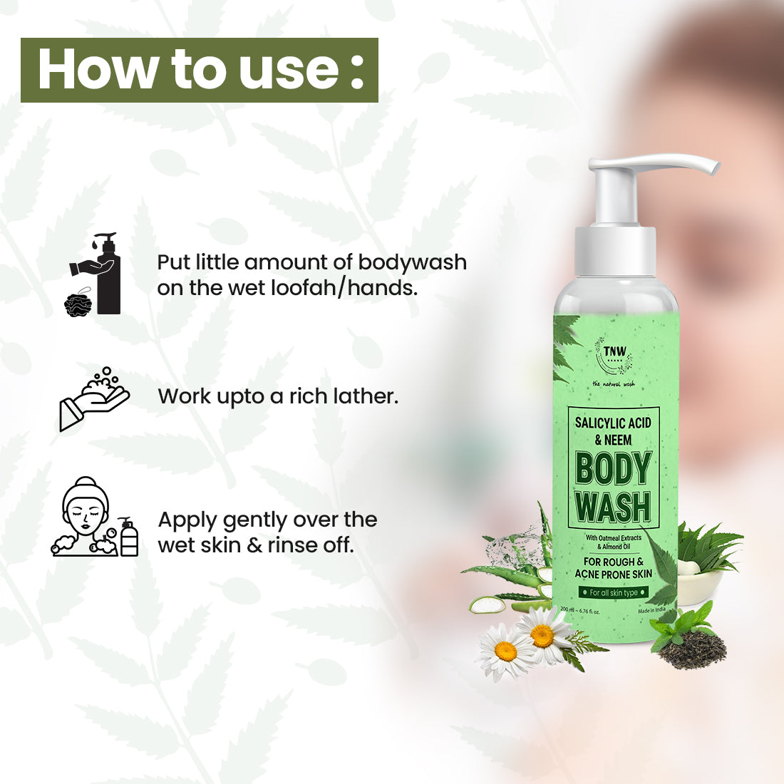 Salicylic Acid & Neem Body Wash.