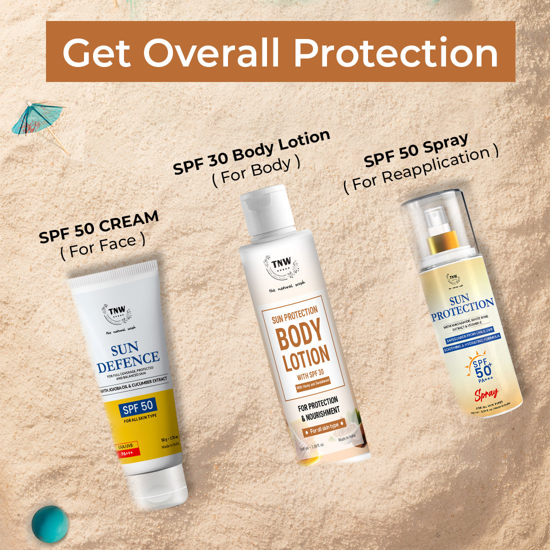 Sun Protection Body Lotion with SPF 30 .