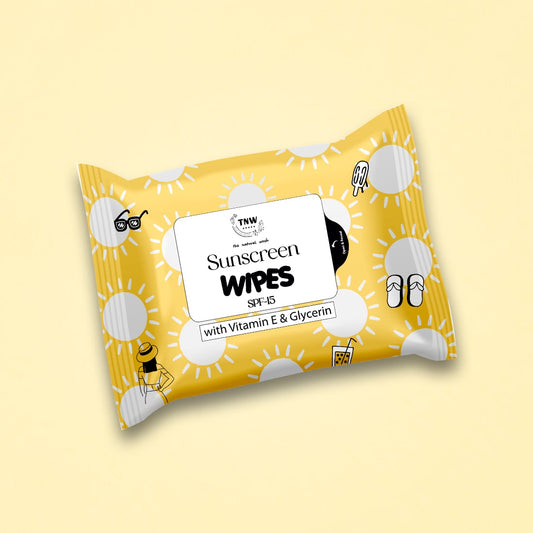 Sunscreen Wipes For Removing Dirt, Oil & Providing Hydration