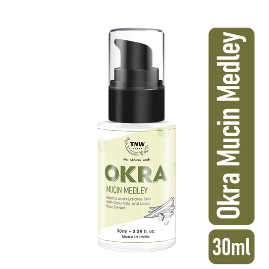 Okra Mucin Medley For Long-lasting Moisturized Skin.