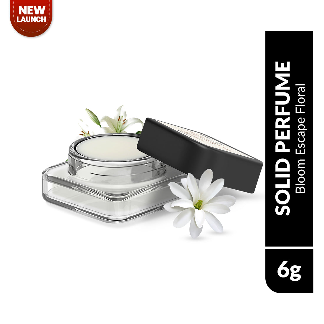 Floral Scent Solid Perfume with Long-Lasting Fragrance