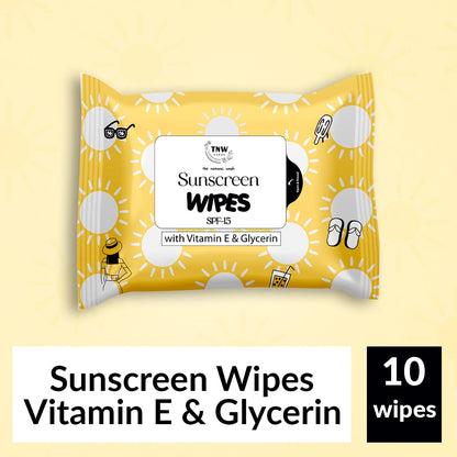 Sunscreen Wipes For Removing Dirt, Oil & Providing Hydration