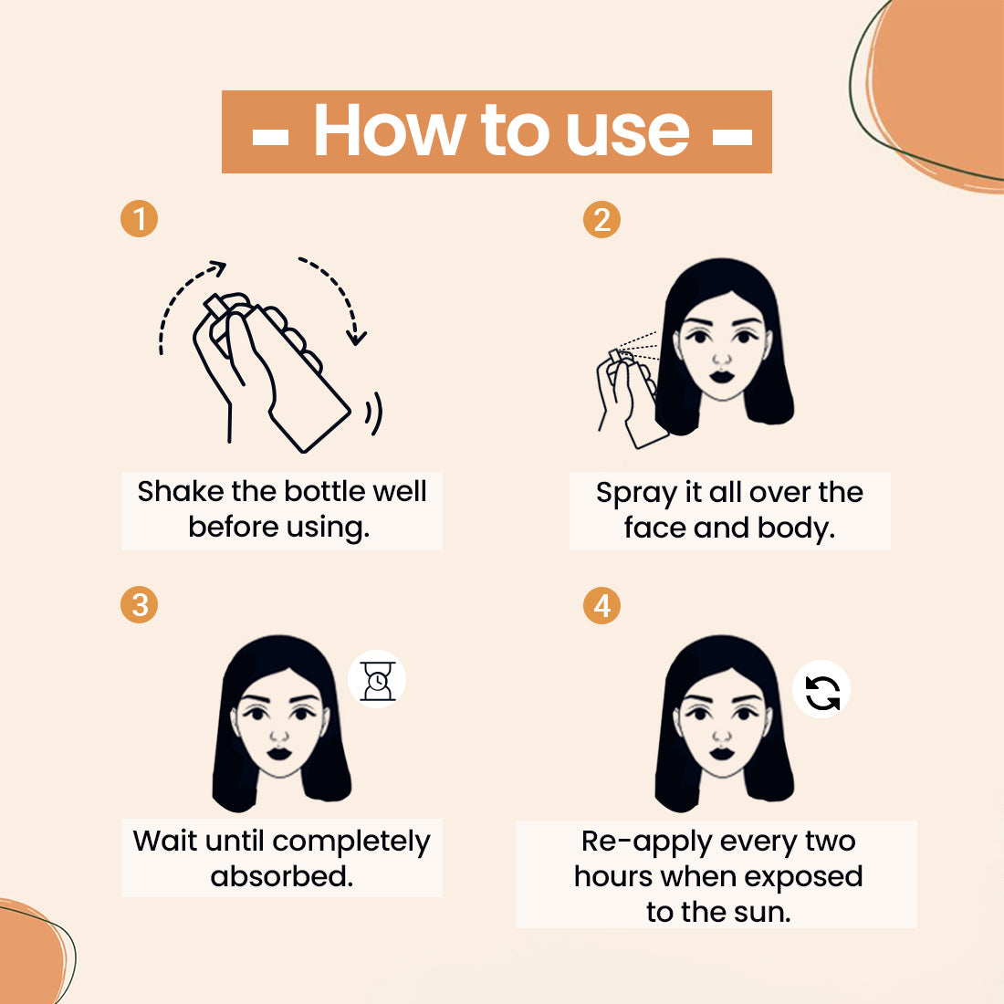 How to use Sun Protection Spray?