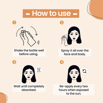 How to use Sun Protection Spray?