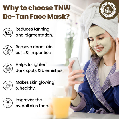 DE-Tan Face Pack for Glowing & Radiant Skin.