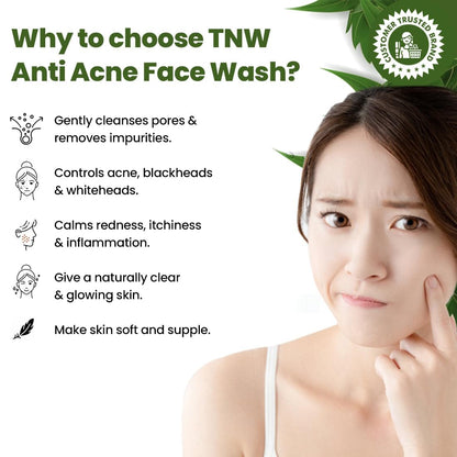 Anti-Acne Face Wash for Acne & Blemishes.