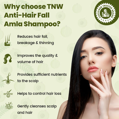 Amla Shampoo (Anti-Hair Fall Shampoo with Natural Ingredients).