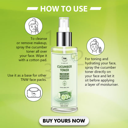 How to use Cucumber Toner