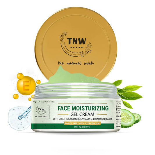 Face Moisturizing Gel Cream (Non-Sticky & Non-Greasy Formula Suitable for All Skin Types).