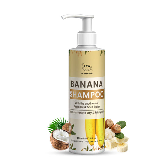 Banana Shampoo (Anti-Frizz Shampoo with Natural Ingredients)