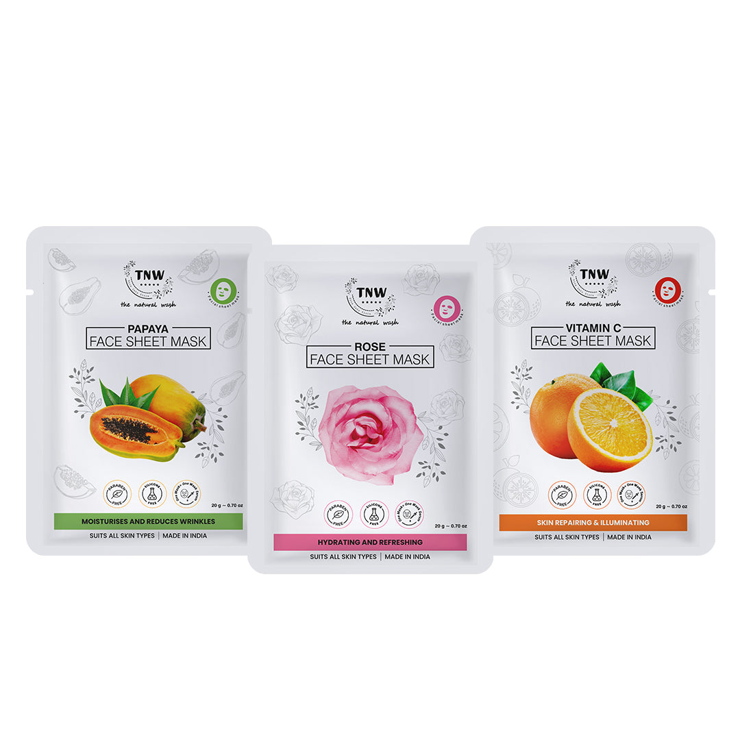 3 Face Sheet Masks