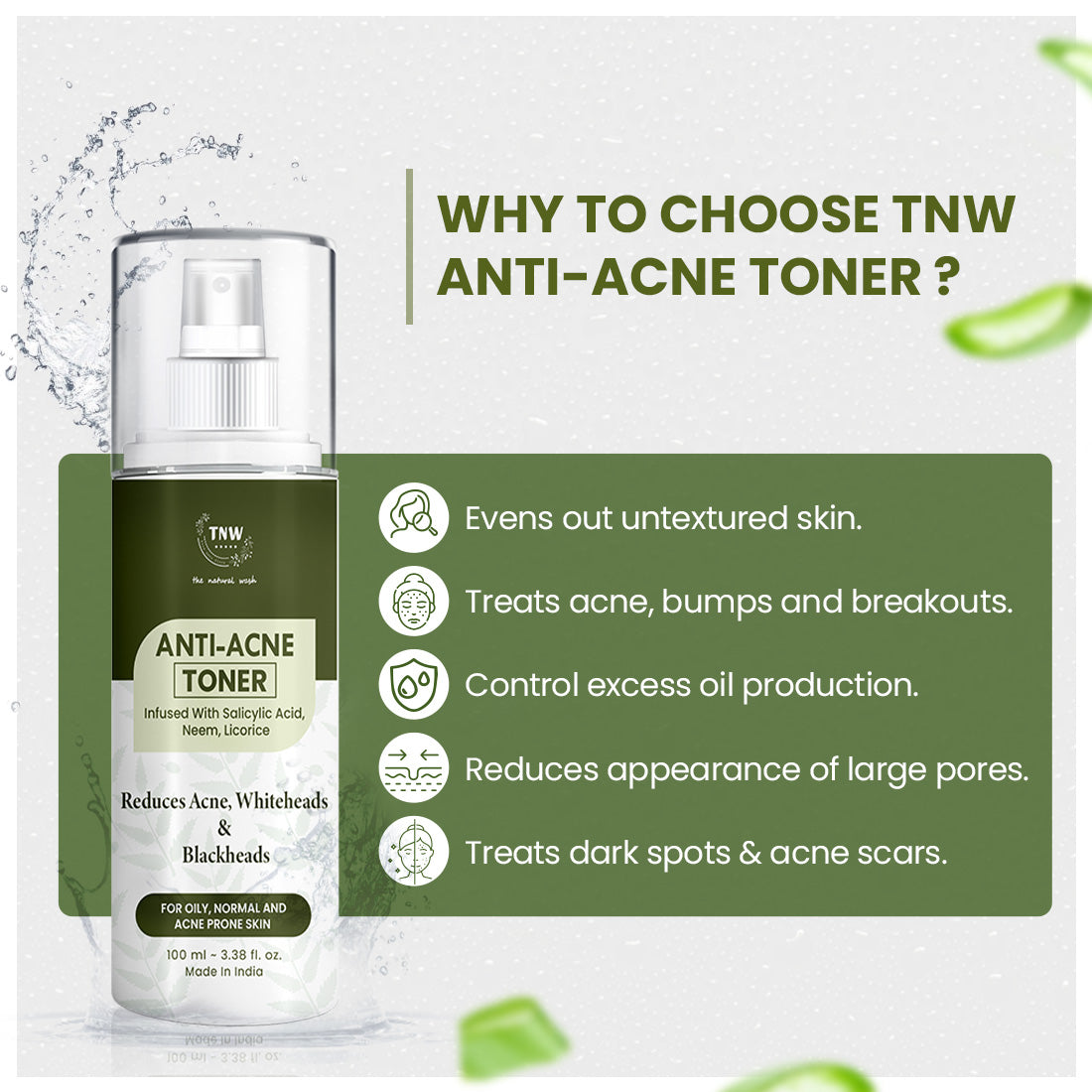 Anti-Acne Toner for Clear & Texture-free Skin.