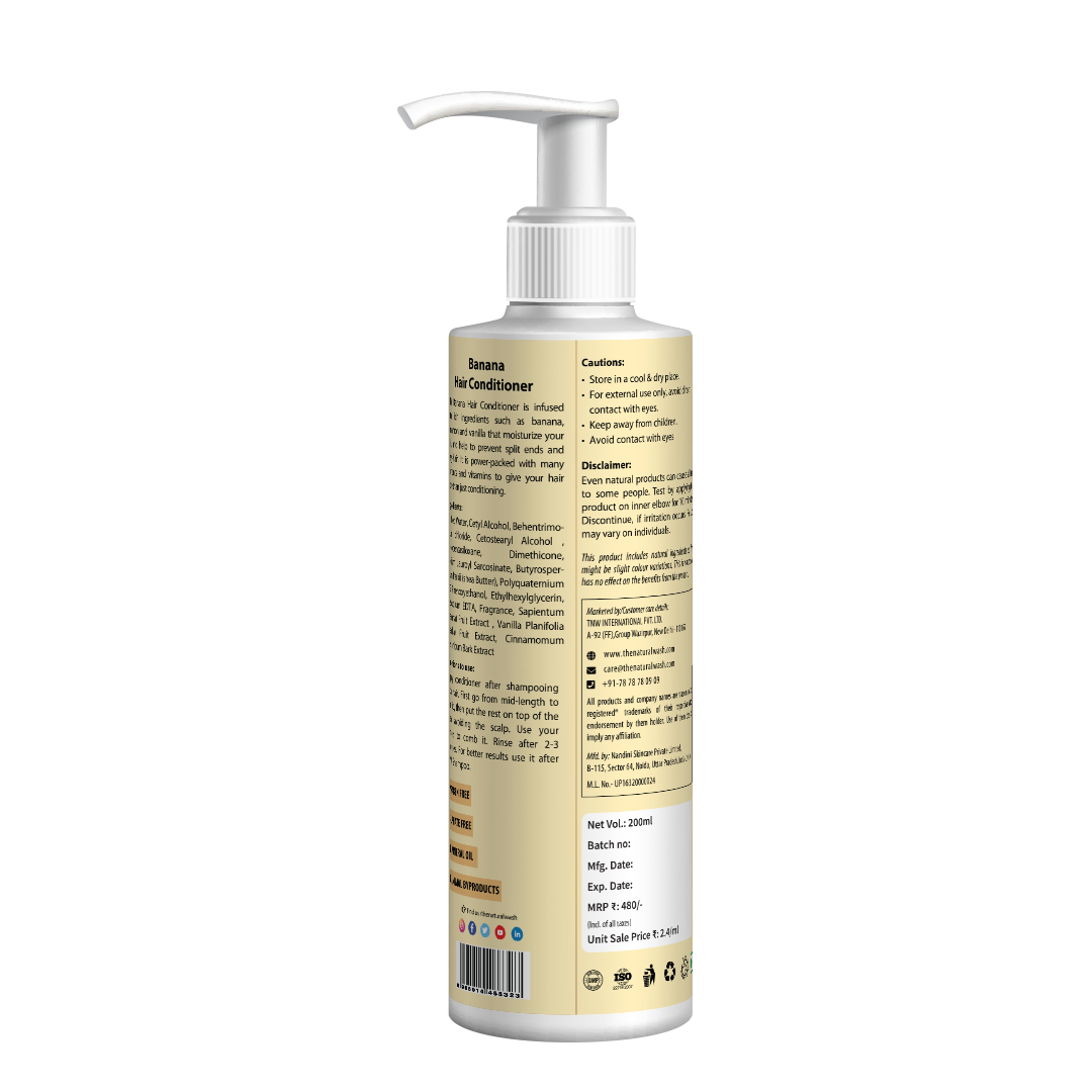 Banana Hair Conditioner To Repair, Dull & Dry Hair – The Natural Wash