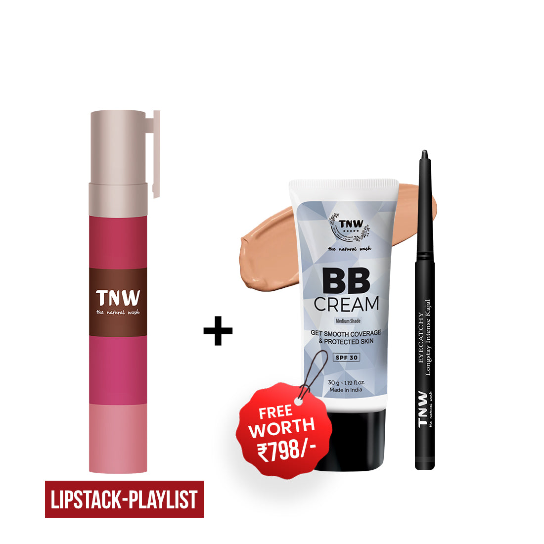 BUY LIPSTACK, GET BB CREAM & KAJAL FREE