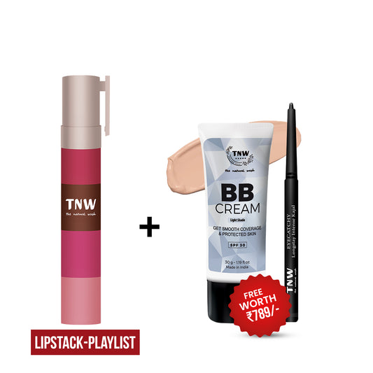 BUY LIPSTACK, GET BB CREAM & KAJAL FREE