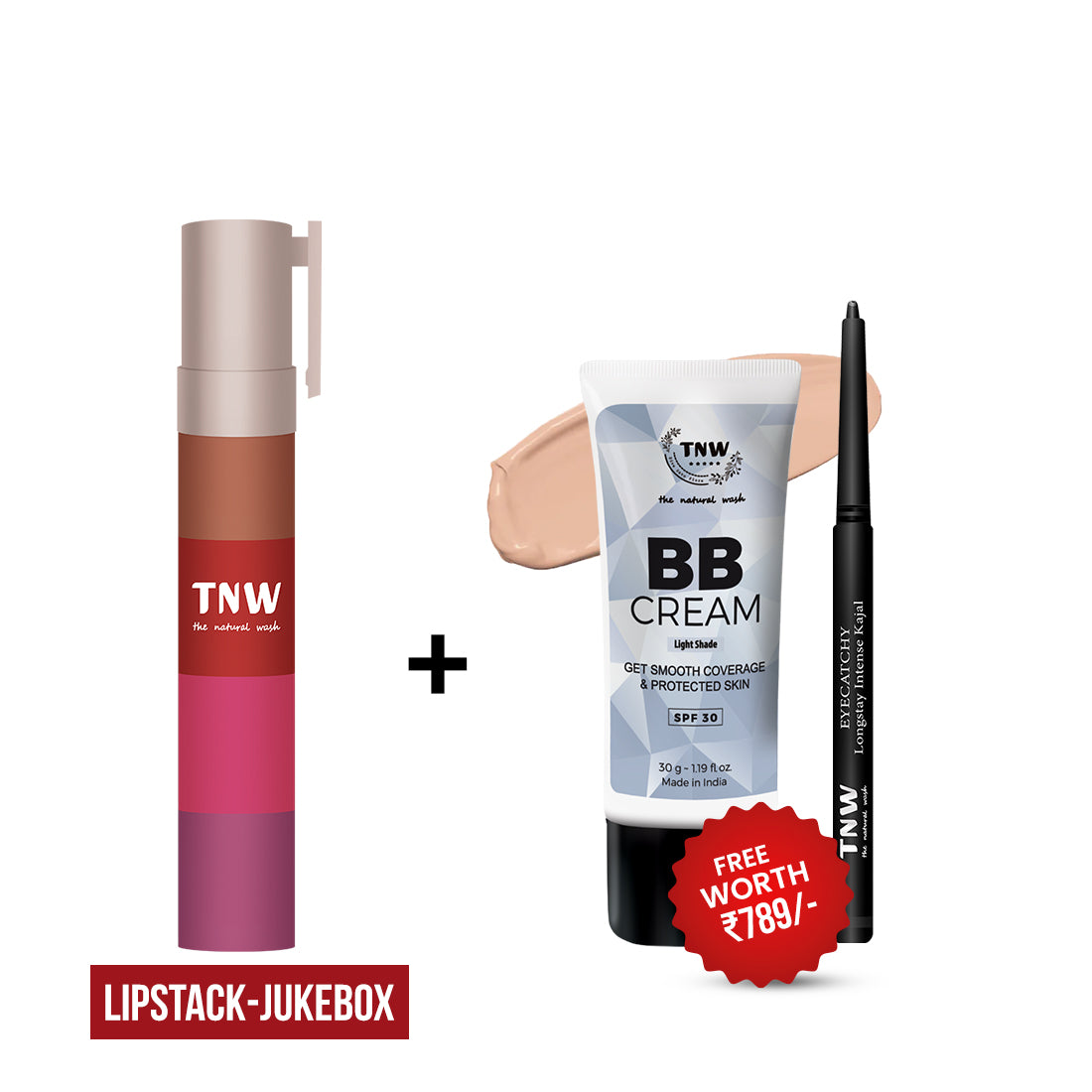 BUY LIPSTACK, GET BB CREAM & KAJAL FREE