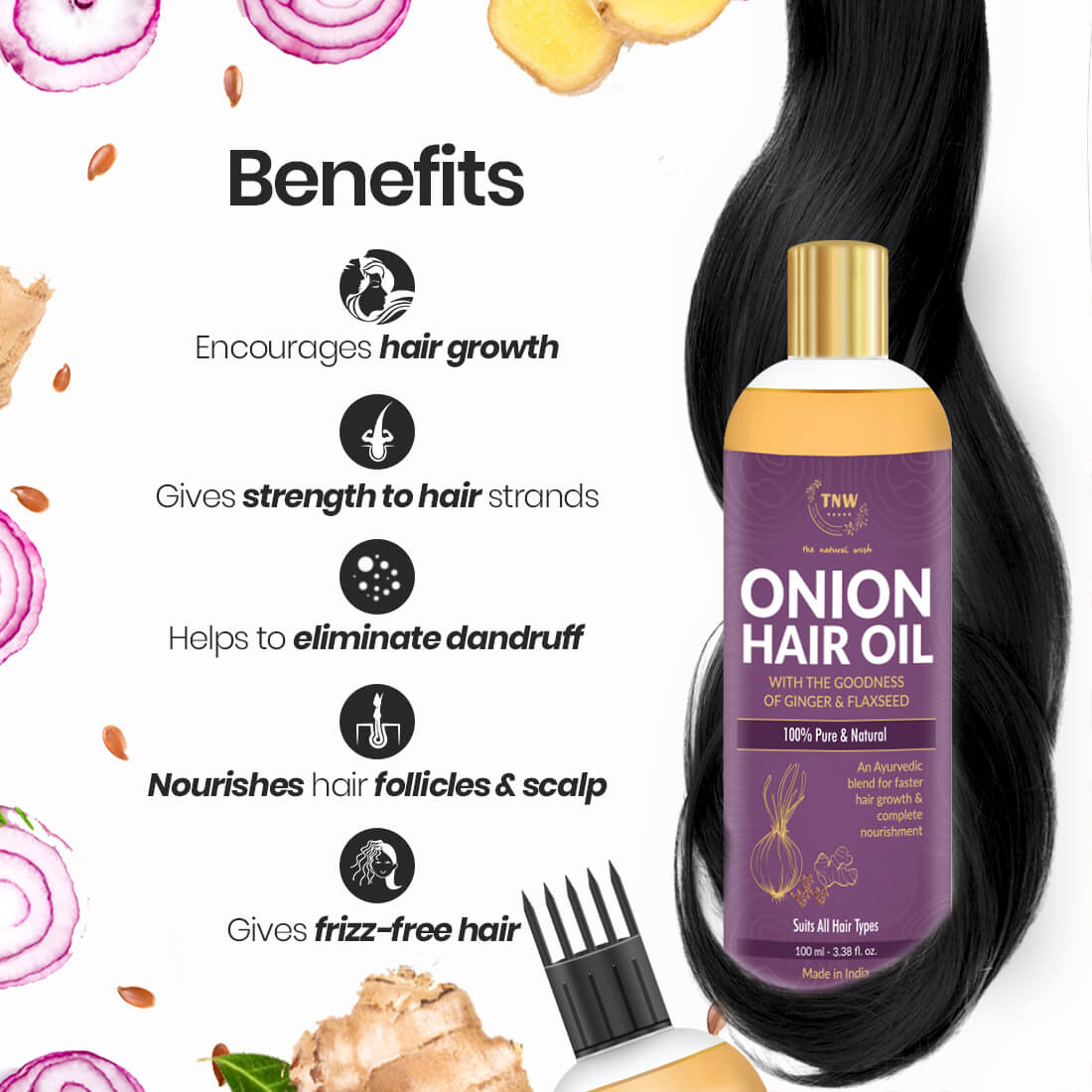 Onion Hair Oil Benefits