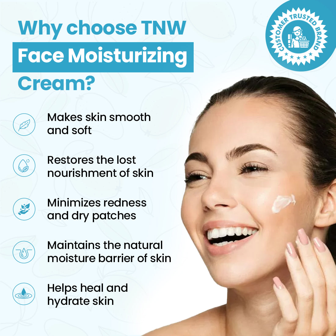 Face Moisturizing Cream for Dry to Combination Skin