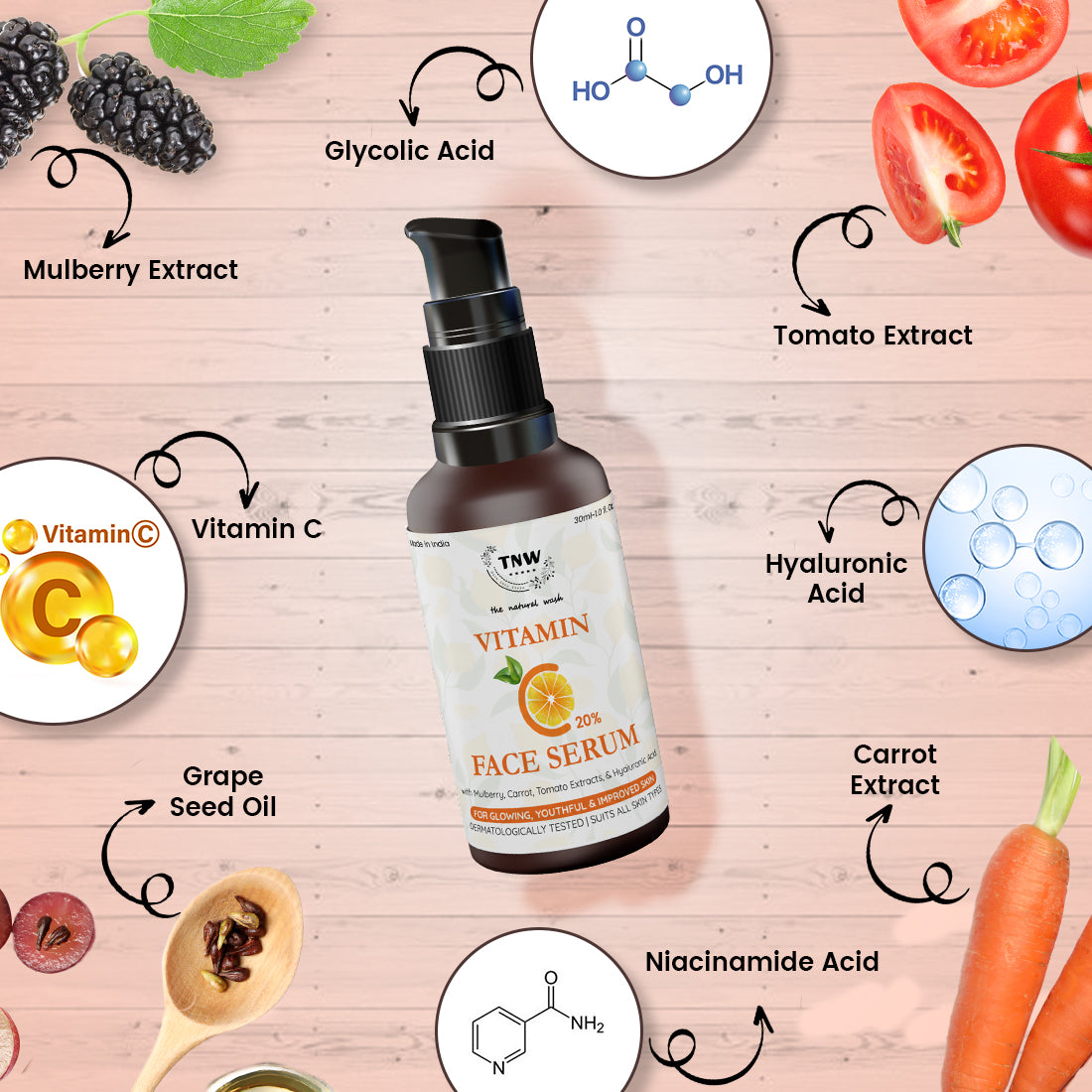 Ingredients of Vitamin C Serum