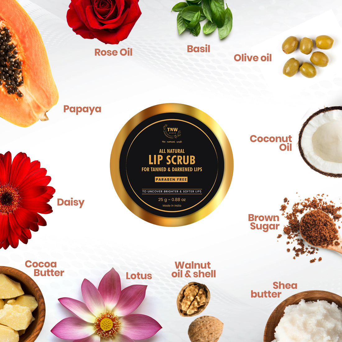 Ingredients of Lip Scrub