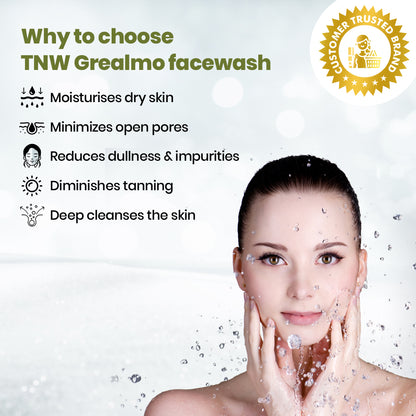 Green Tea Face Wash (Grealmo) - Paraben/Sulphate-Free